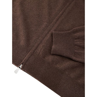Brauner Wollcardigan