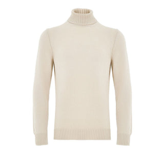 Beige Wool Turtleneck