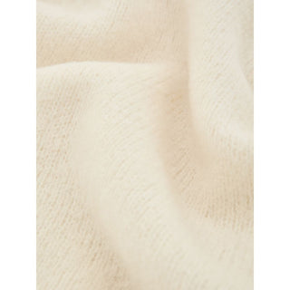 Cuello alto de lana blanco
