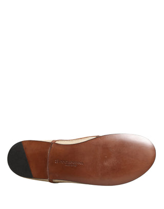 Zapatos Derby de vestir para hombre de lona beige con cordones