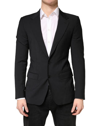 Schwarzer MARTINI Smokingblazer mit Einzelknopfverschluss