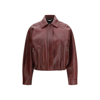 Bordeaux Calf Leather Bos Taurus Leather Jacket