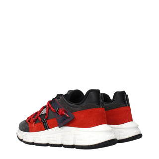 Graue klobige Leder-Sneaker