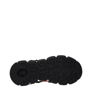 Graue klobige Leder-Sneaker