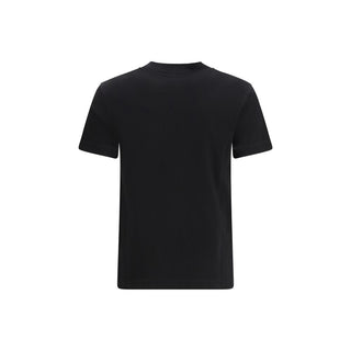 Schwarzes Baumwoll-T-Shirt