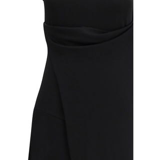 Vestido casual de viscosa negro
