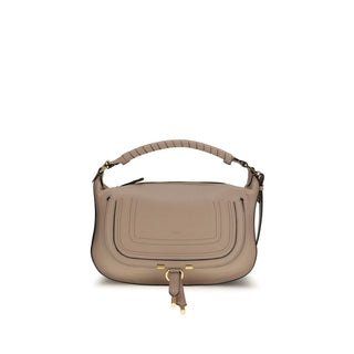 Gray Calf Leather Bos Taurus Shoulder Bag