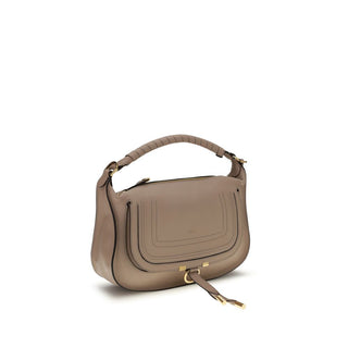 Gray Calf Leather Bos Taurus Shoulder Bag