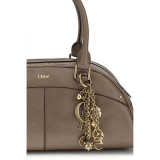 Gray Calf Leather Bos Taurus Handbag