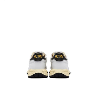 White Leather Athletic Sneakers