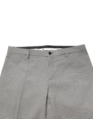 Gray Cotton Skinny Dress Formal Trouser Pants