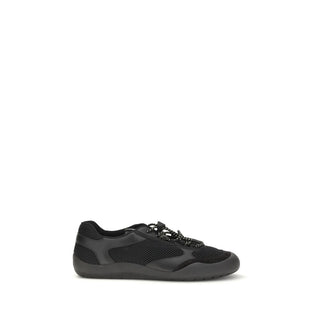 Zapatillas deportivas atléticas de poliéster negro