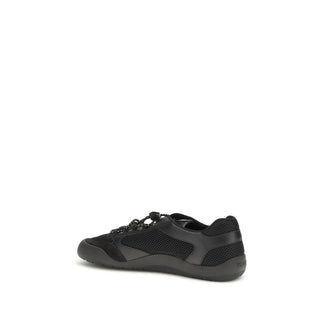 Zapatillas deportivas atléticas de poliéster negro