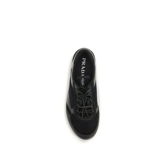 Zapatillas deportivas atléticas de poliéster negro