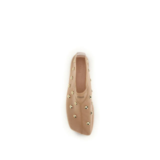 Multicolor Polyamide Ballet Flats