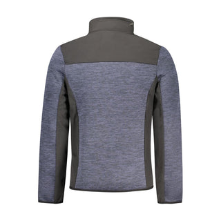 Blaue Polyester Herrenjacke