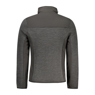 Herrenjacke aus schwarzem Polyester