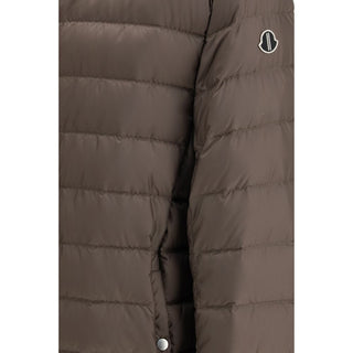 Braune Daunenbomberjacke