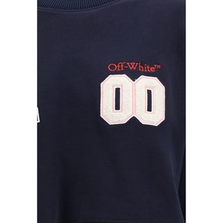Blaues Baumwoll-Sweatshirt