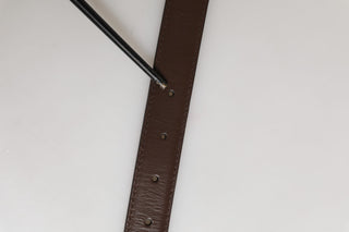 Gürtel Herren Braun Klassisch Leder Metallschnalle Gürtel