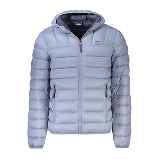 Chaqueta para hombre gris de poliamida  