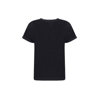 Camiseta negra de nailon