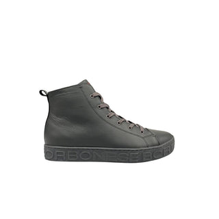 Grauer Herren-Sneaker aus echtem Leder