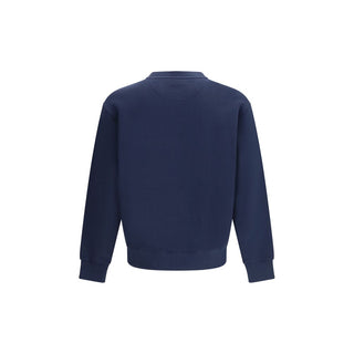 Blaues Baumwoll-Sweatshirt