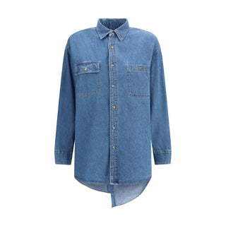 Camisa de mezclilla azul