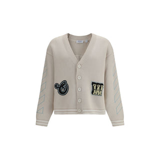 Cárdigan beige de algodón