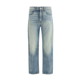 Blaue Relaxed Fit Jeans aus Baumwolle
