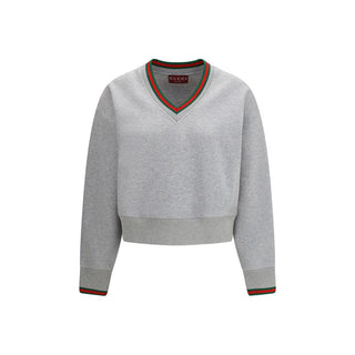 Sudadera gris de algodón