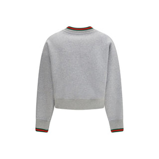 Sudadera gris de algodón