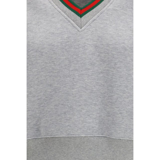 Sudadera gris de algodón