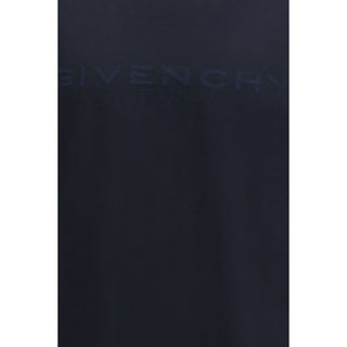 Blaues Baumwoll-T-Shirt
