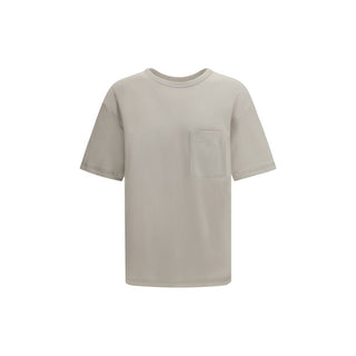 Camiseta de algodón beige