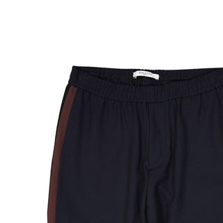 Blaue Wollhose