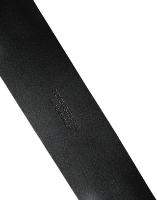 Herren Gürtel Klassik Schwarz Leder Metallschnalle