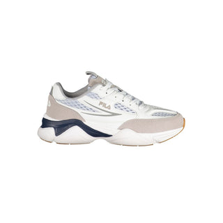 Weißer Damen-Sneaker aus Polyurethan