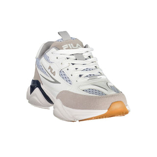 Weißer Damen-Sneaker aus Polyurethan