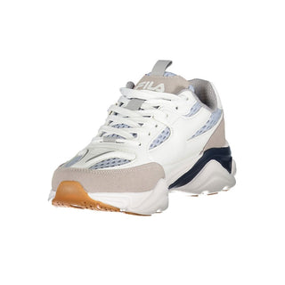 Weißer Damen-Sneaker aus Polyurethan
