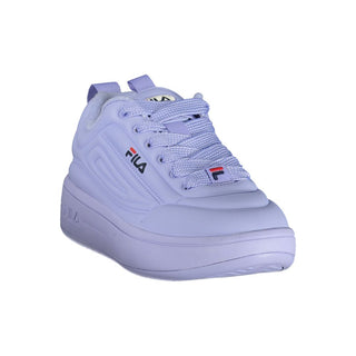 Zapatillas azules de poliéster para mujer
