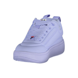 Zapatillas azules de poliéster para mujer