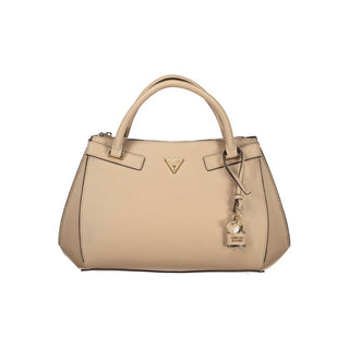 Rosa Damenhandtasche aus Polyurethan