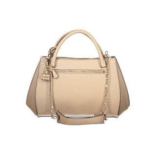 Rosa Damenhandtasche aus Polyurethan