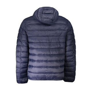Blaue Polyamid-Herrenjacke