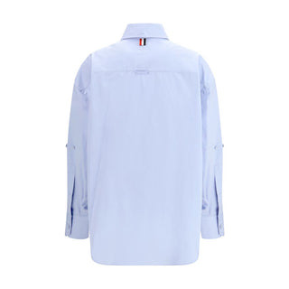 Blue Cotton Pattern Shirt
