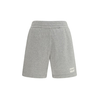 Graue Bermuda-Shorts aus Baumwolle