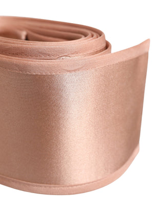 Light Pink Silk Satin Waist Women Cintura Belt