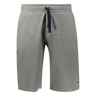Pantalones deportivos de algodón gris para hombre